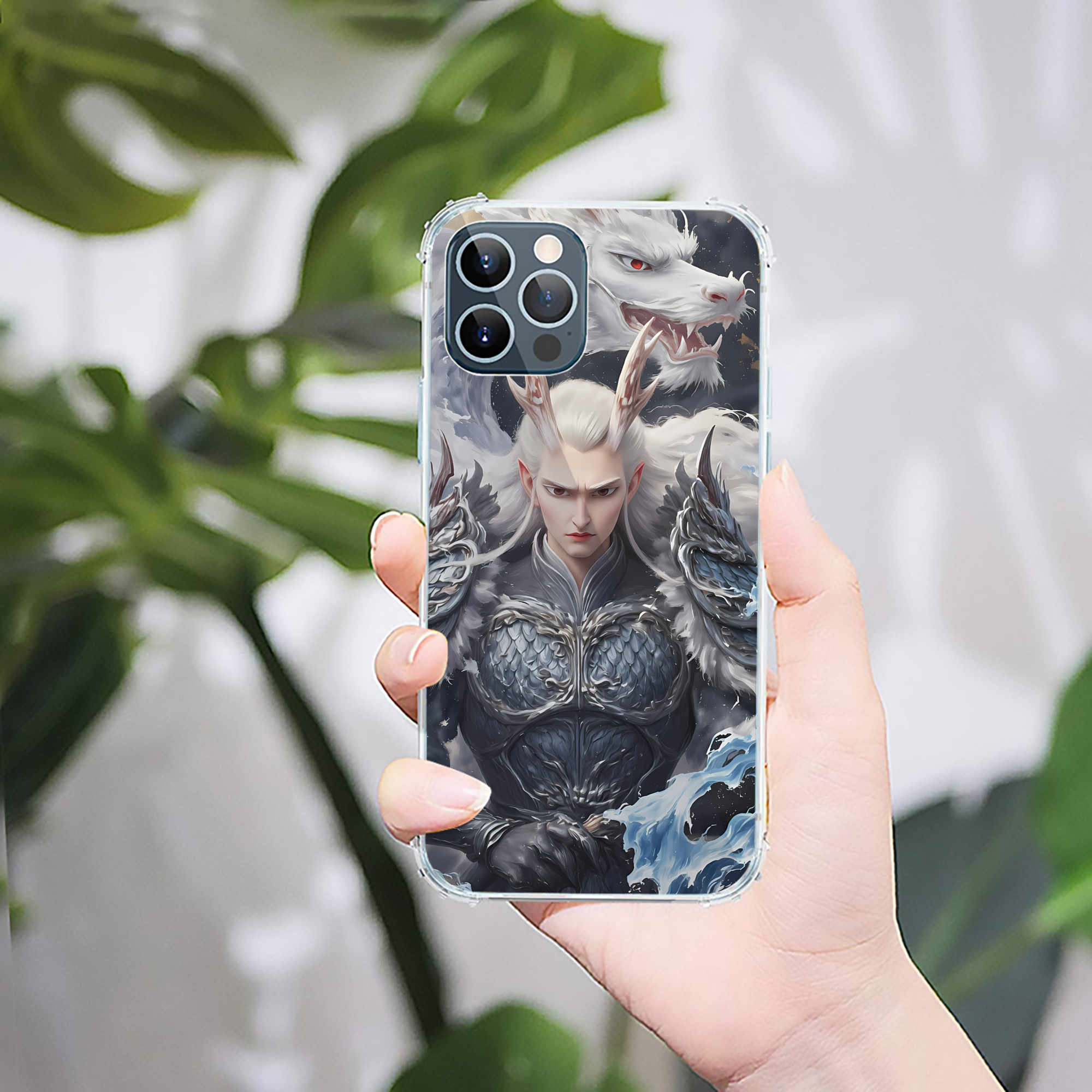 （画像用） Ne Zha 2 ナタ 魔童の大暴れ 【iPhone 12シリーズ対応】透明スマホケース（クリアソフトケース）